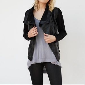 Blank NYC faux leather jacket